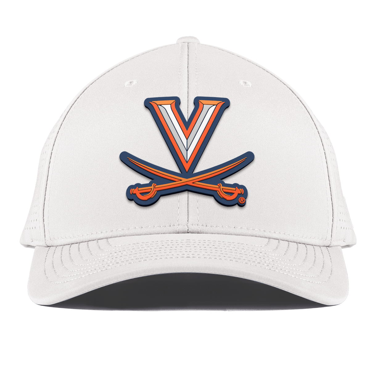 University of Virginia "Virginia Team Logo" Curved Elite XGen™ White