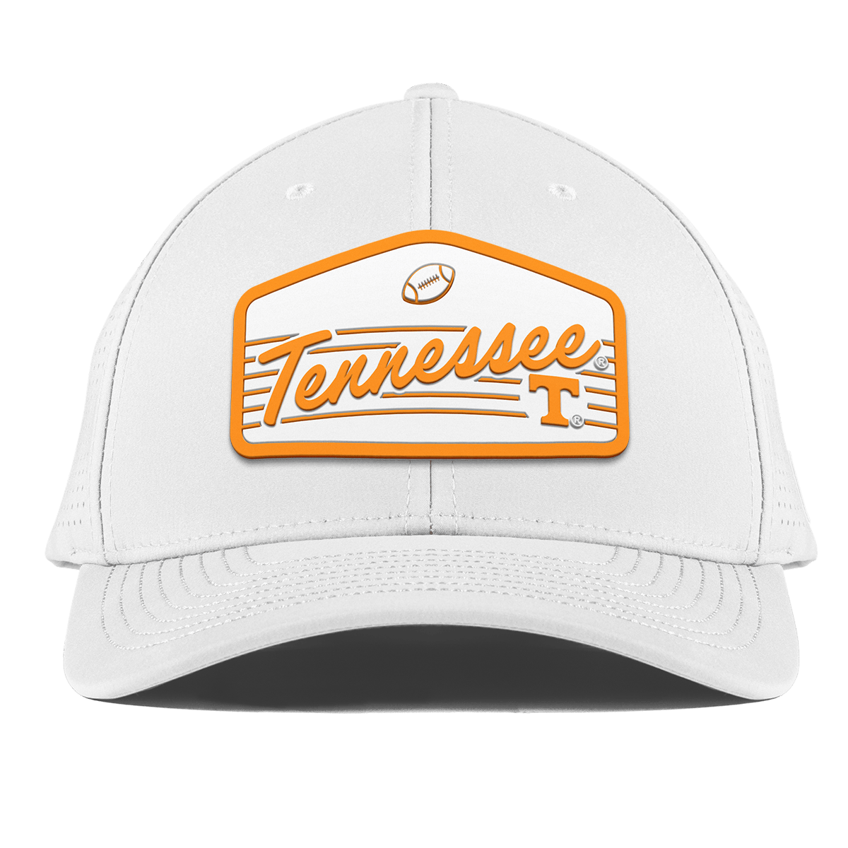 University of Tennessee "Volunteers Football" Curved Elite XGen™ White