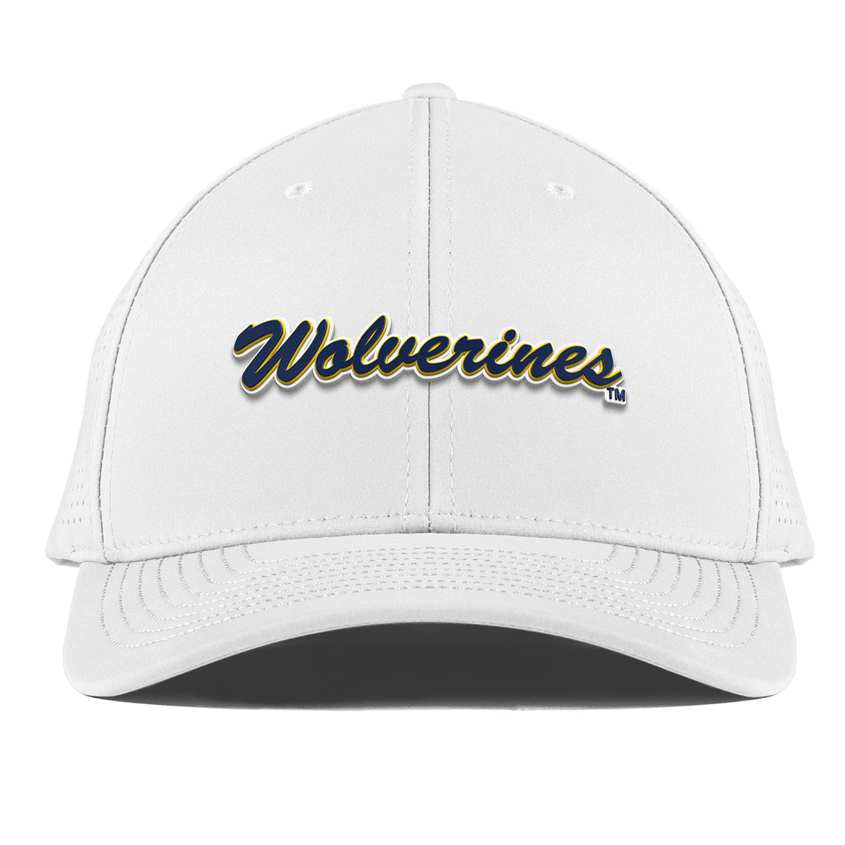 University of Michigan "Wolverines Script" Curved Elite XGen™ White