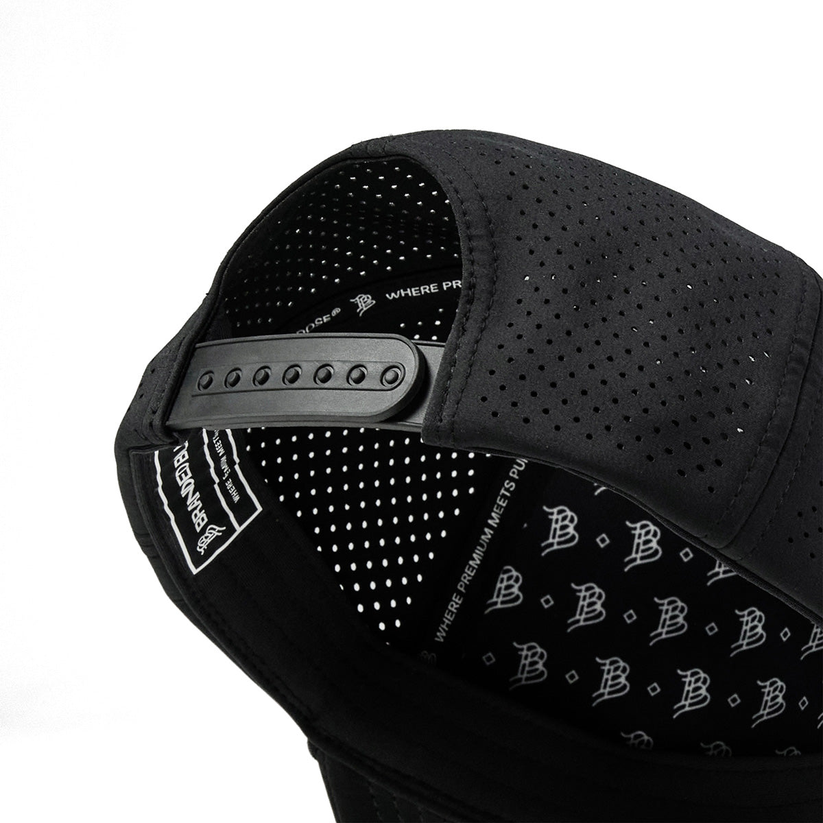 Mini Stealth Old Glory  Curved Elite XGen™ 5 Panel Rope Black