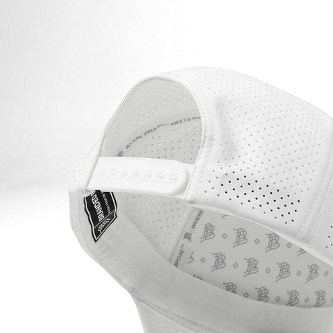 University of Nebraska "Nebraska Block" Curved Elite XGen™ 5 Panel Rope White