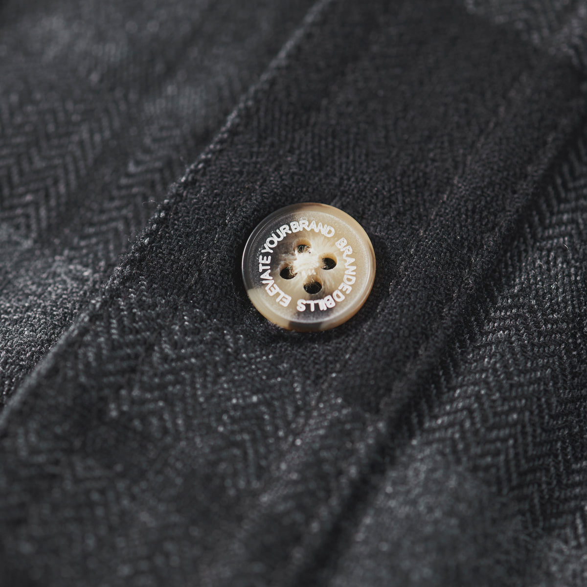 Myca™  Plaid Button-Up Button Charcoal