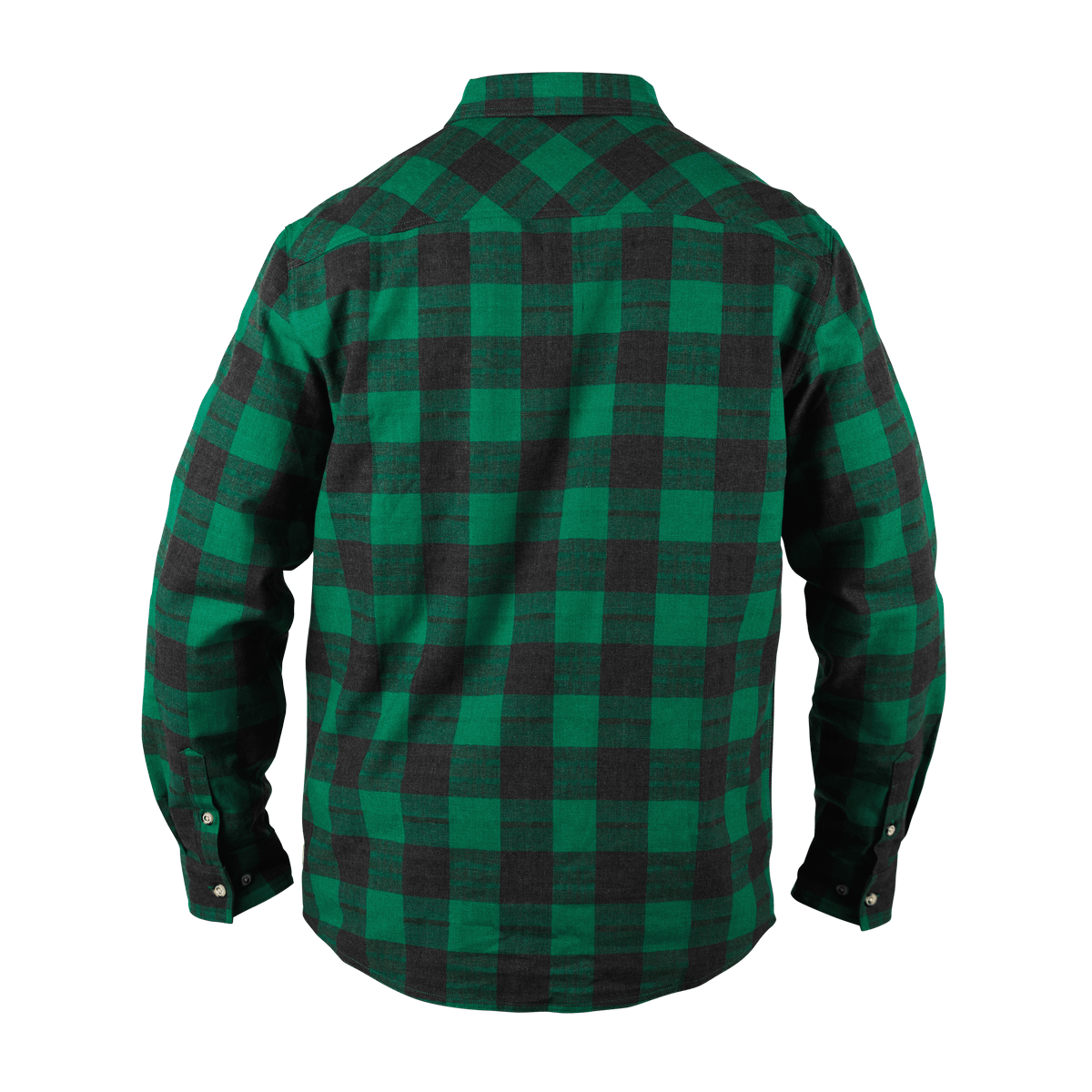 Myca™ Plaid Button-Up Back Kelly Green