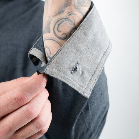 Myca™ Solid Button-Up 3-Pack Black + Orion + Gray