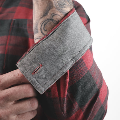 Myca™ Plaid Button-Up 3-Pack Red + Orion + Kelly Green, Charcoal + Red + Orion