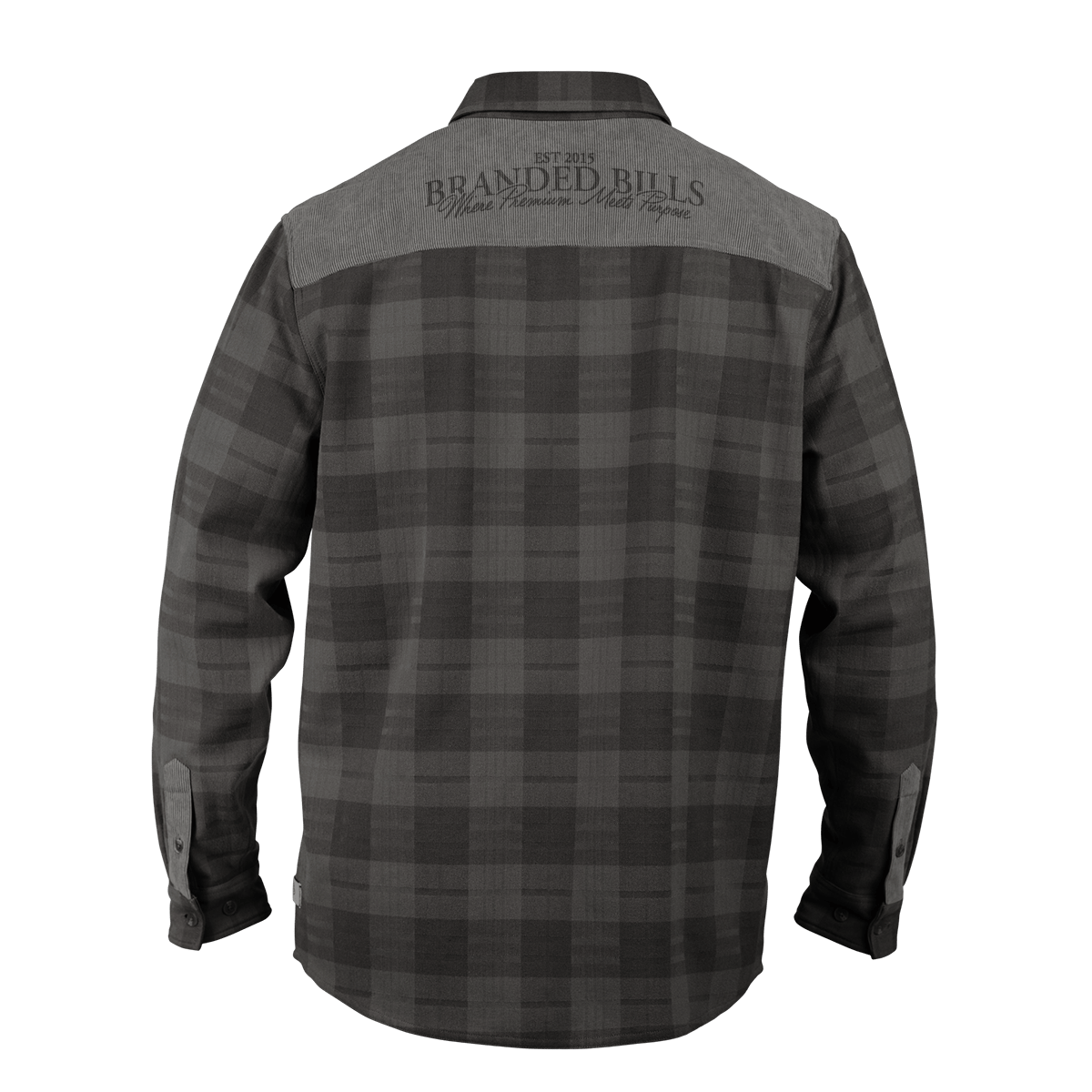 Cordridge™ Flannel Charcoal Plaid