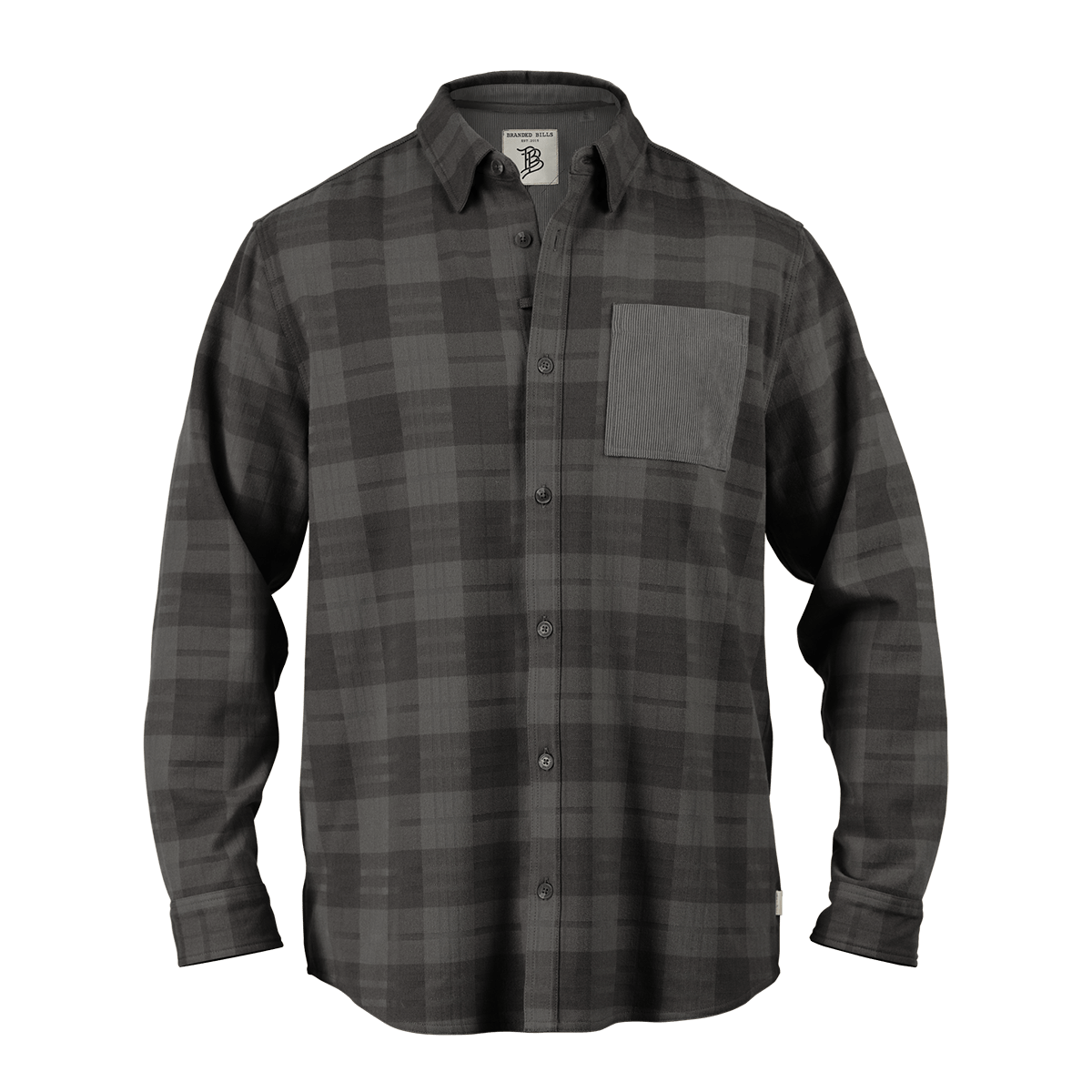 Cordridge™ Flannel Charcoal Plaid