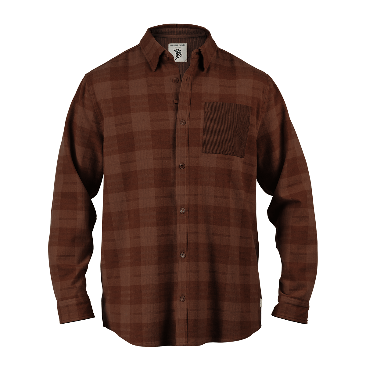 Cordridge™ Flannel Rust Plaid