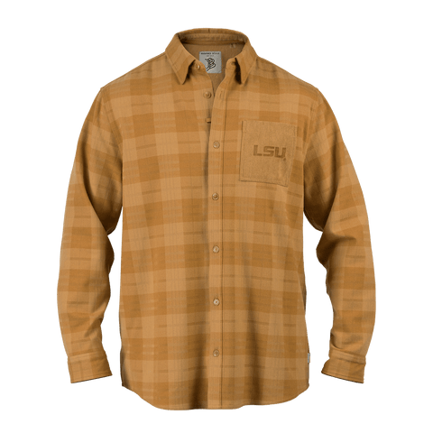 Louisiana State University "LSU" Cordridge™ Flannel Wheat