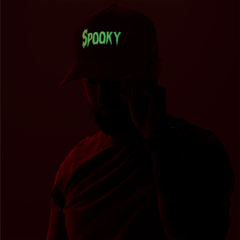 Spooky Glow Curved 5 Panel Canvas Beige/Vintage Black, Beige/Vintage Loden, Beige/Wheat, Beige/Vintage Navy