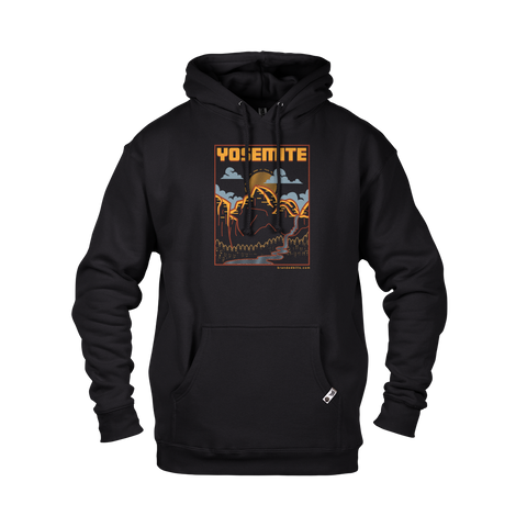 Yosemite National Park Hoodie Black