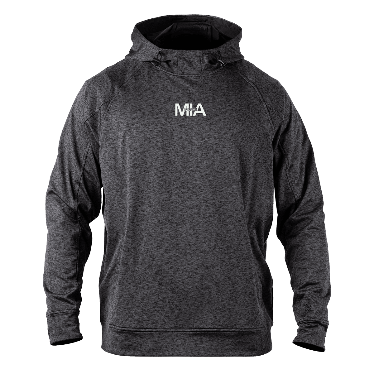 City Block Miami Performance Hoodie Charcoal