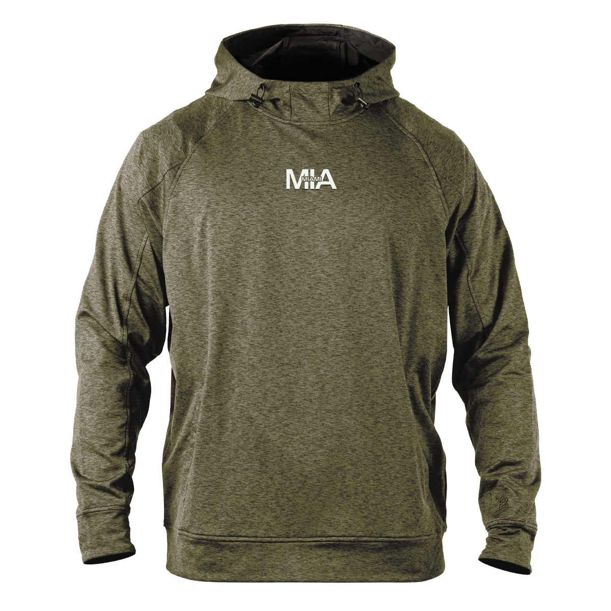 City Block Miami Performance Hoodie Loden Heather
