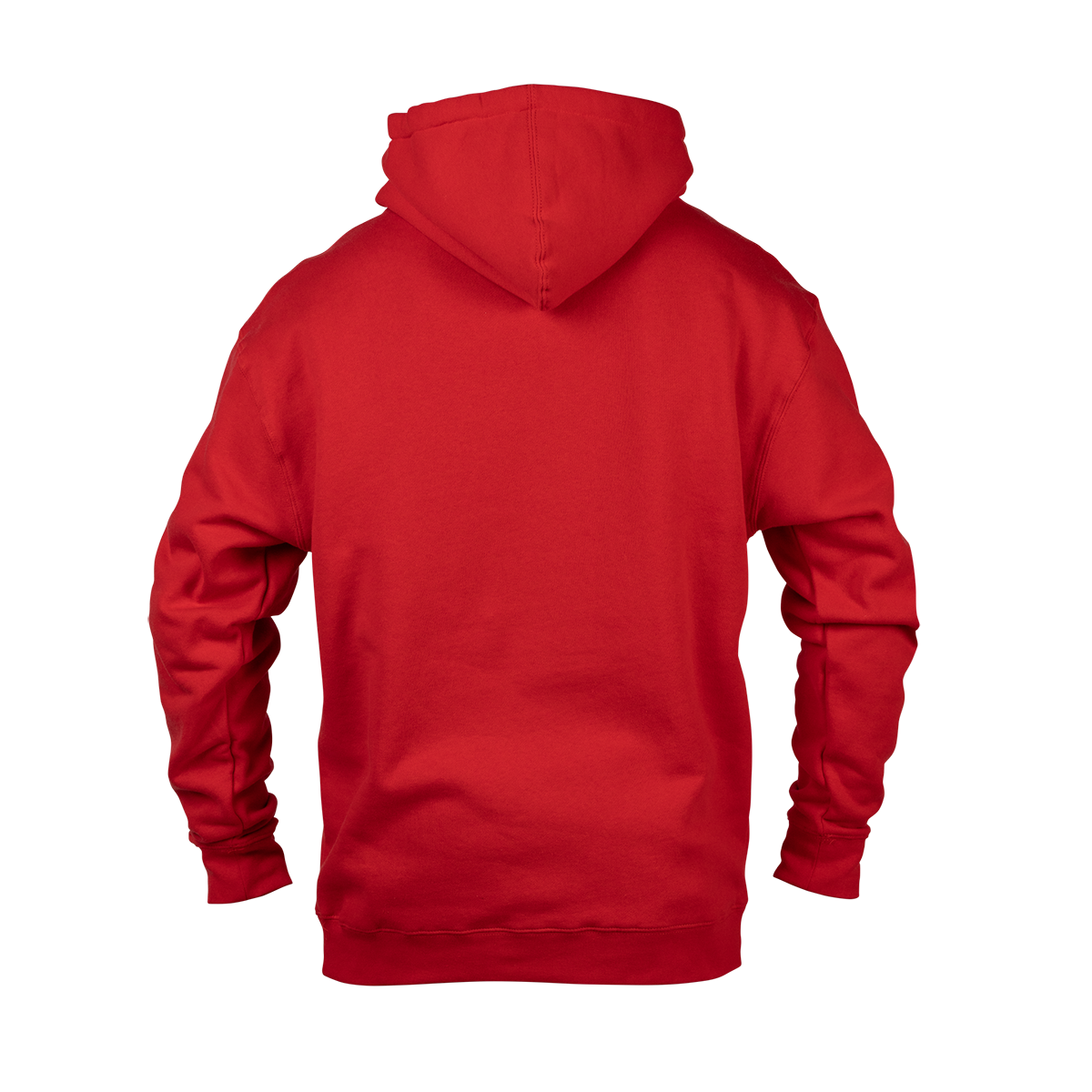 Santa Hoodie Back Red