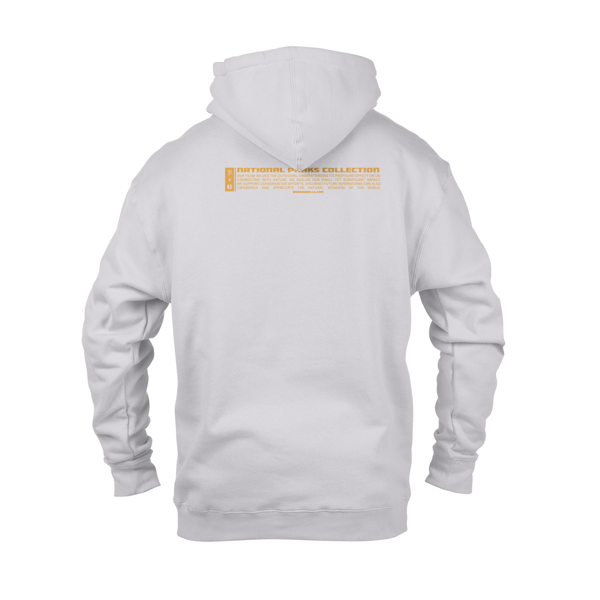 Yosemite National Park Hoodie Back White