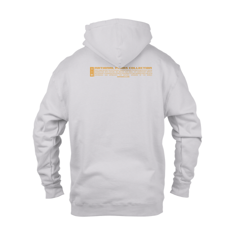 Yosemite National Park Hoodie Back White