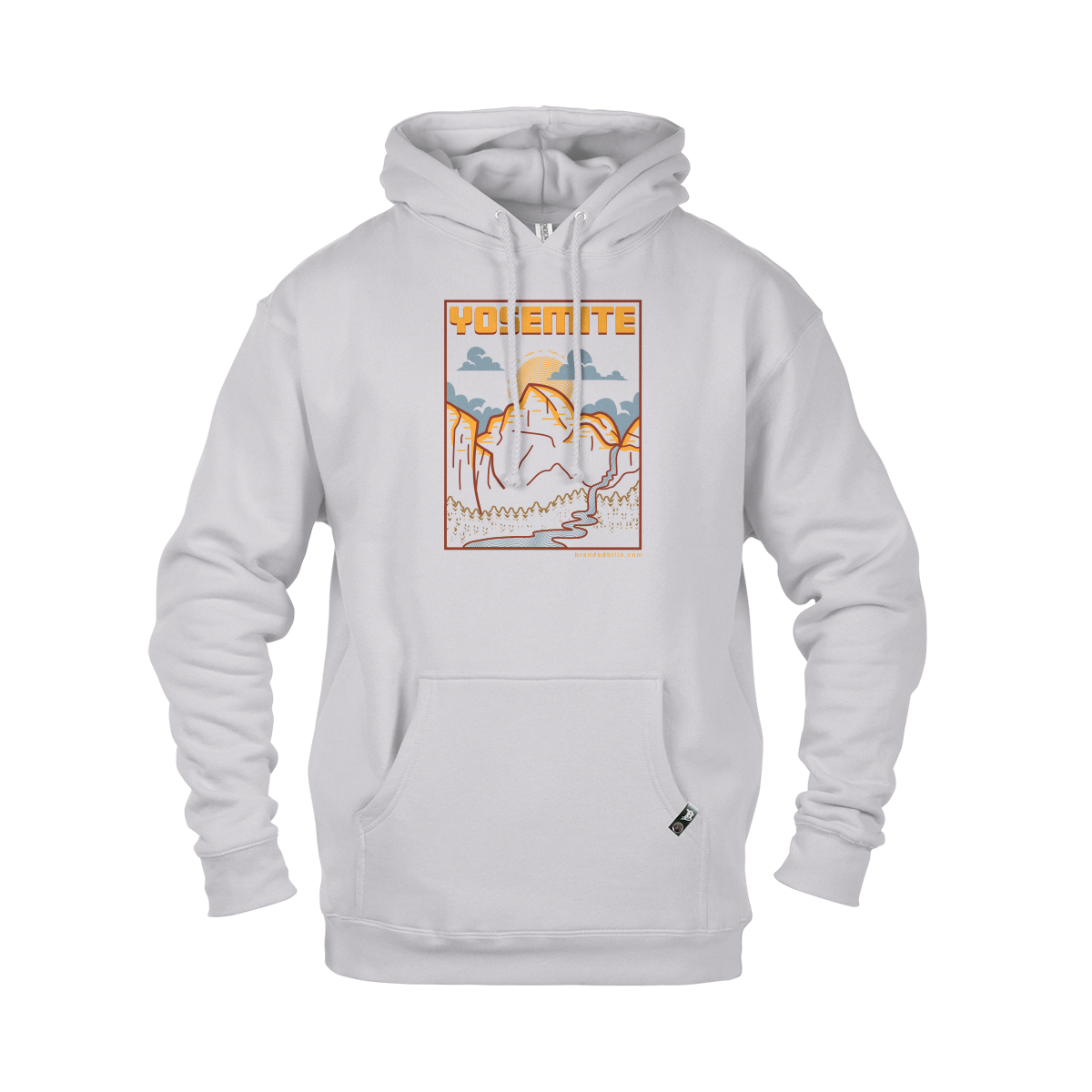 Yosemite National Park Hoodie White