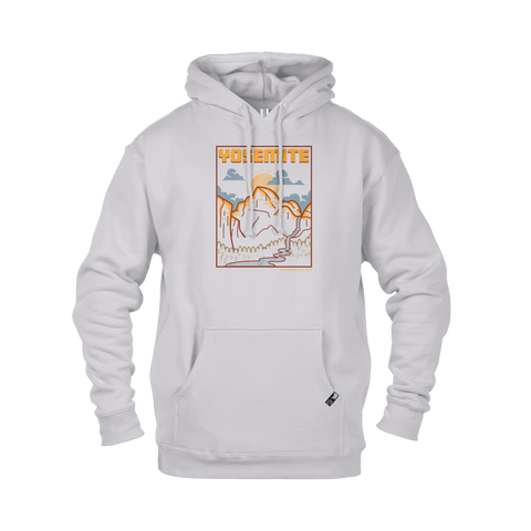 Yosemite National Park Hoodie White