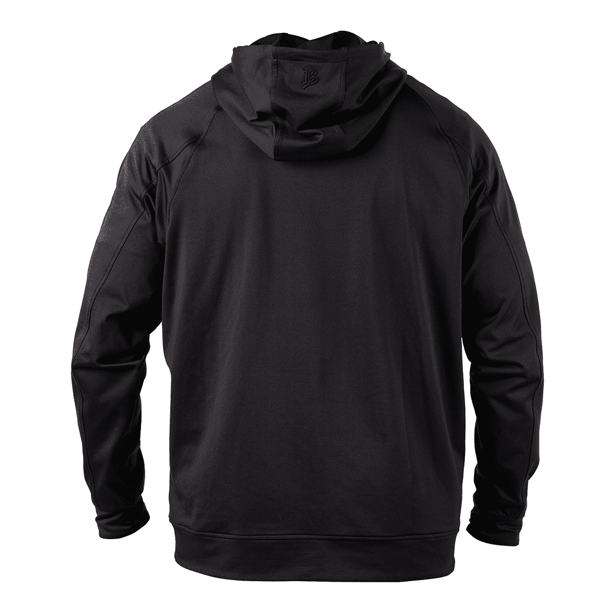 City Block New York Performance Hoodie Back Black 