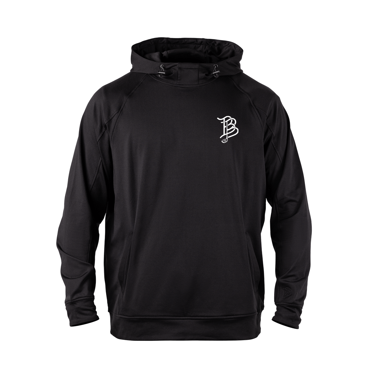 BB Golf Cutout Performance Hoodie Black