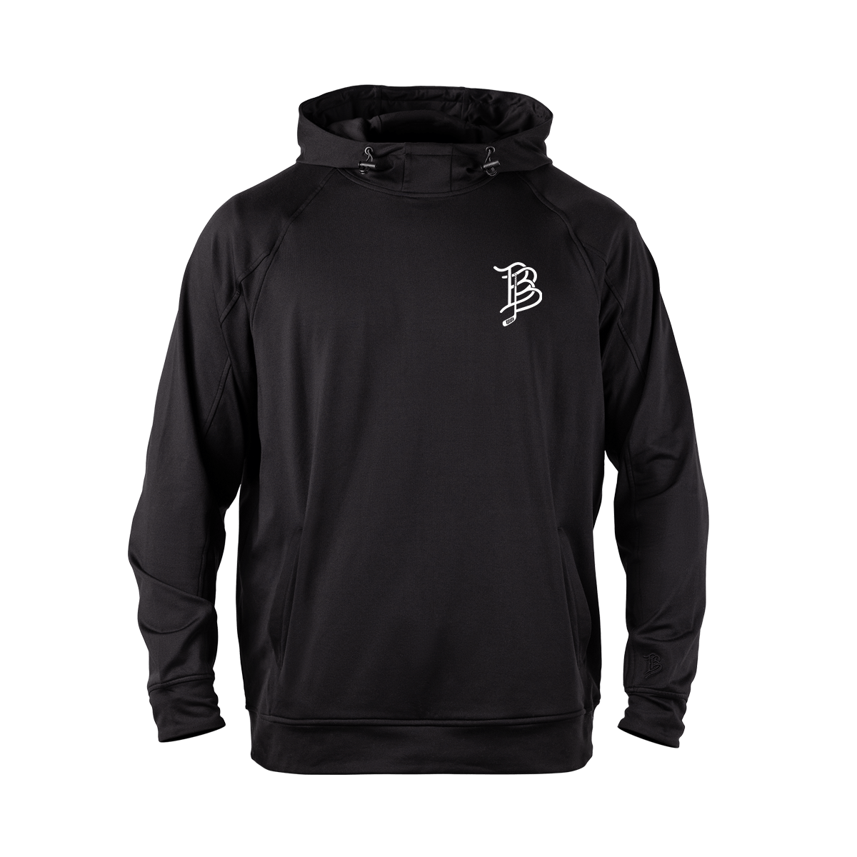 BB Hockey Cutout Performance Hoodie Black