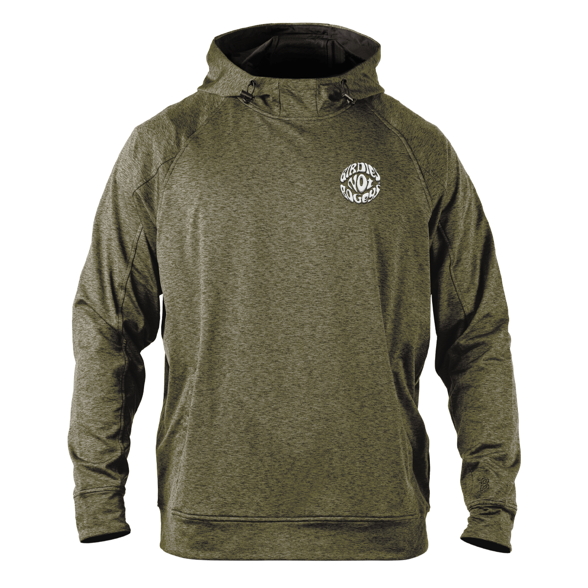 Birdies Not Bogeys® Performance Hoodie Loden Heather 