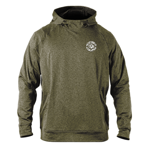 Birdies Not Bogeys® Performance Hoodie Loden Heather 