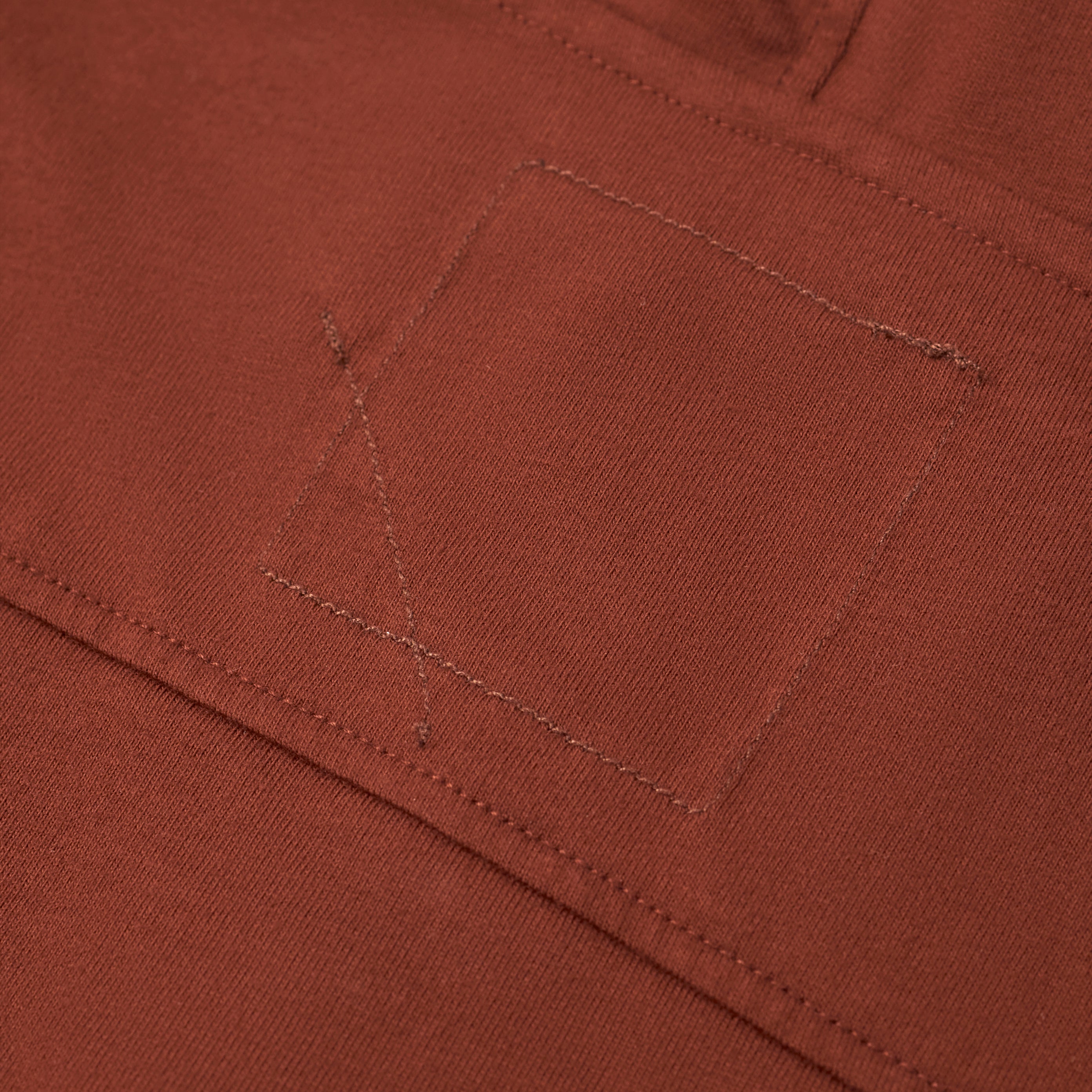 Cortaro Hooded Henley Sedona Back Stitching