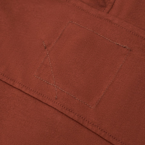 Cortaro Hooded Henley Sedona Back Stitching