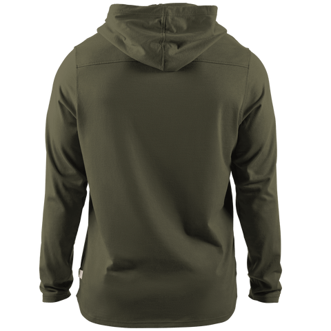 Cortaro Hooded Henley Back Loden