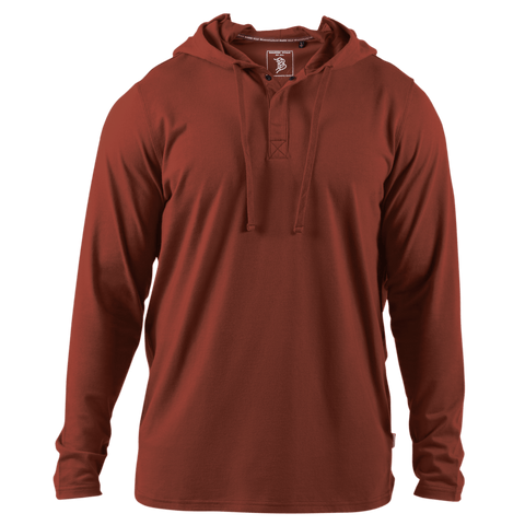 Cortaro Hooded Henley Sedona