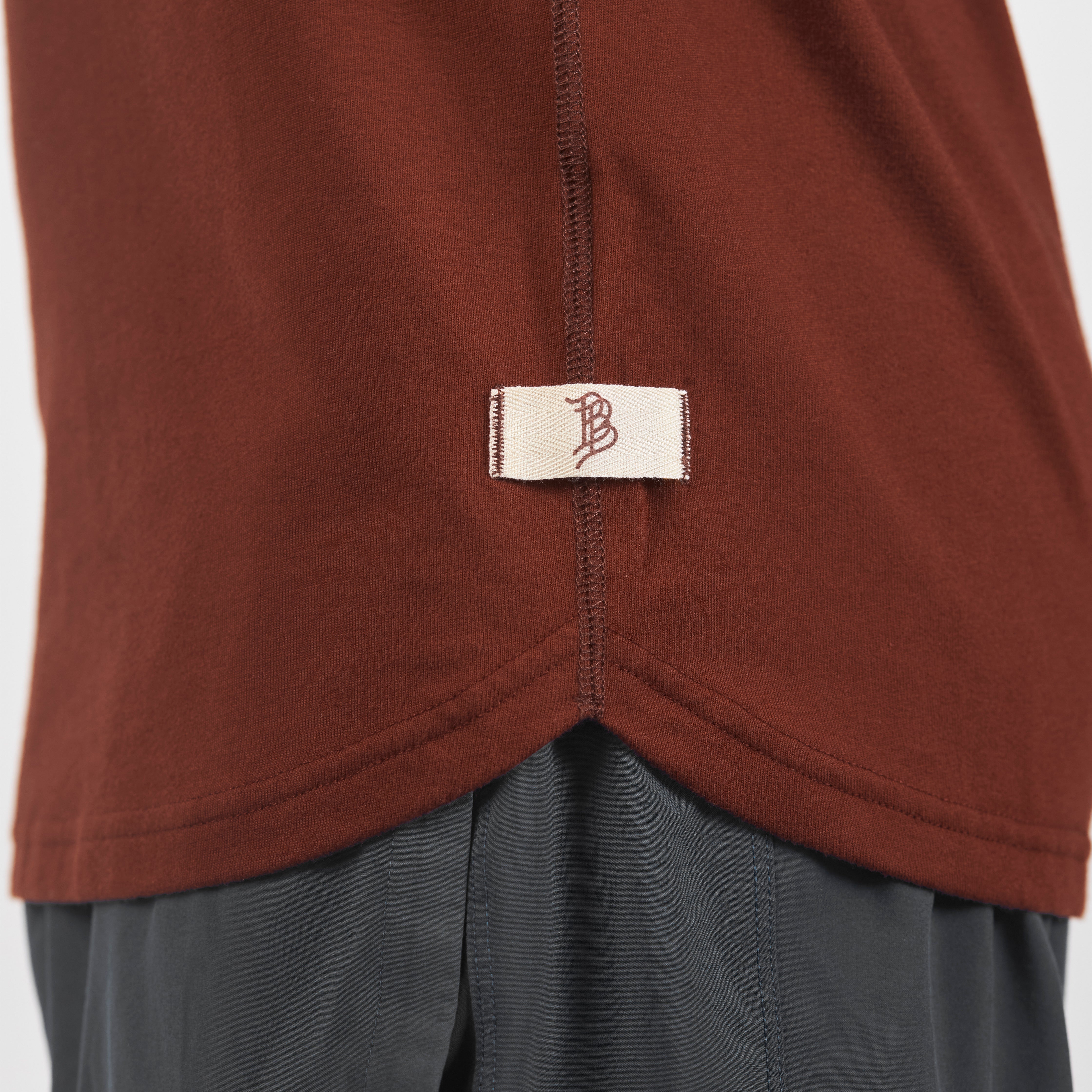 Cortaro Hooded Henley Side Logo Sedona