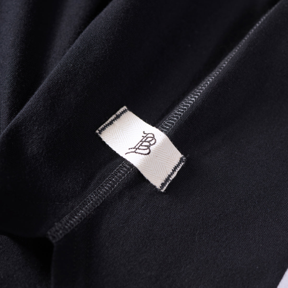 Cortaro™ Hooded Henley Label Black