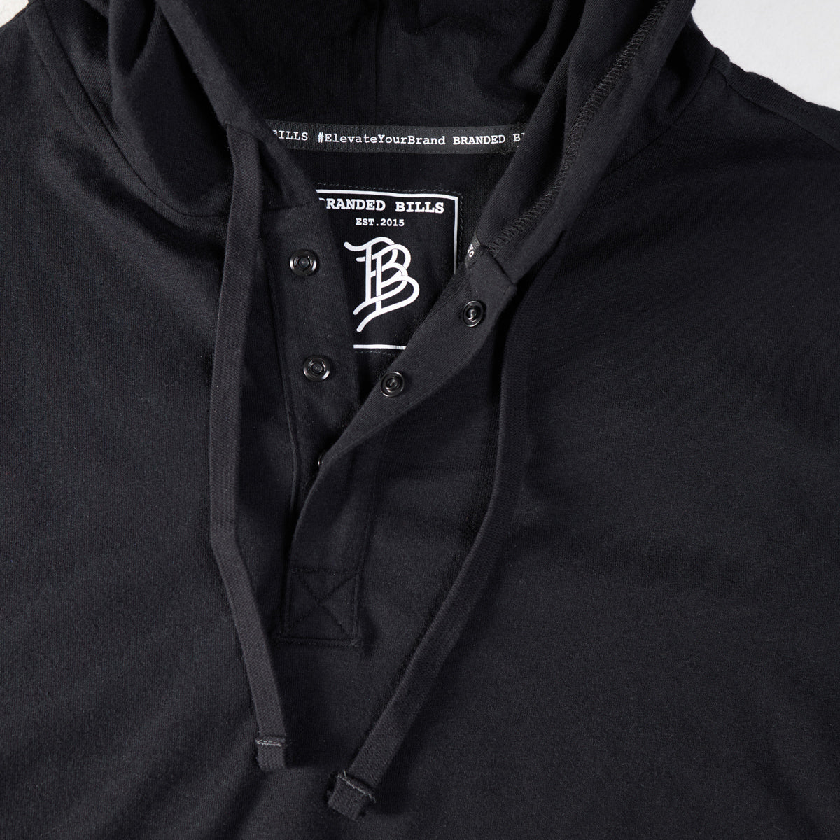 Cortaro Hooded Henley 2-Pack Gray + Black