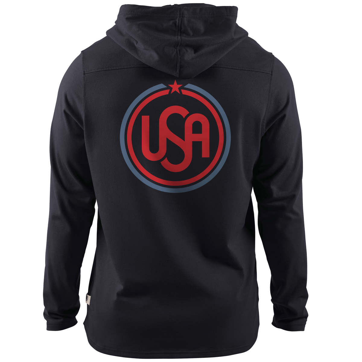 USA Icon Cortaro™ Hooded Henley  Black