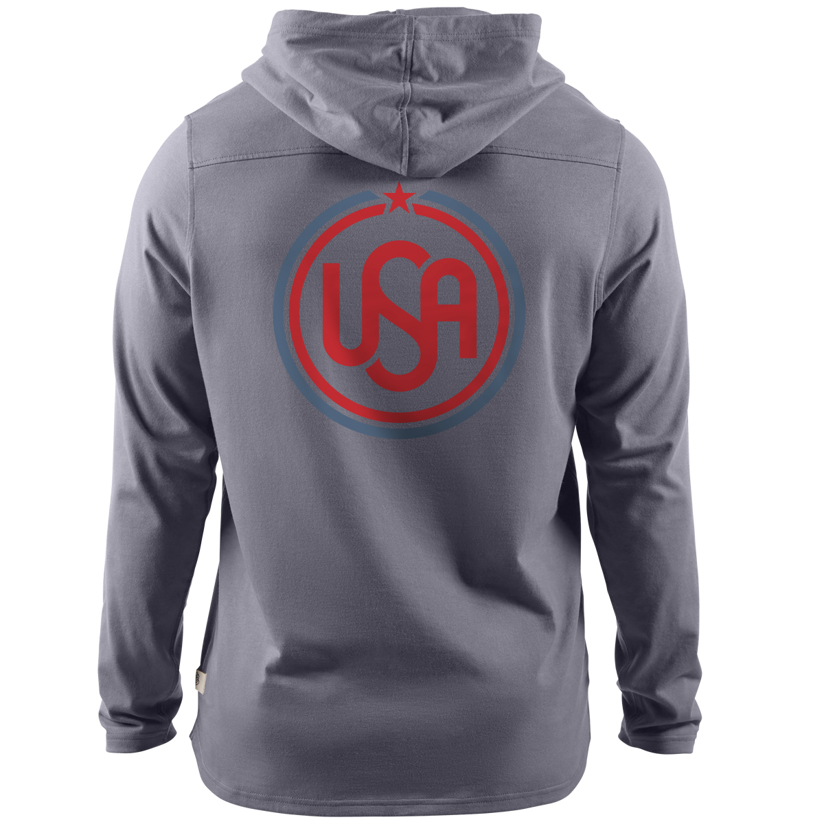 USA Icon Cortaro™ Hooded Henley  Gray