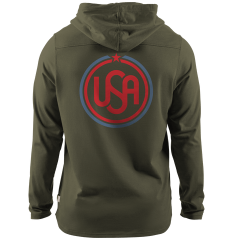 USA Icon Cortaro™ Hooded Henley  Loden