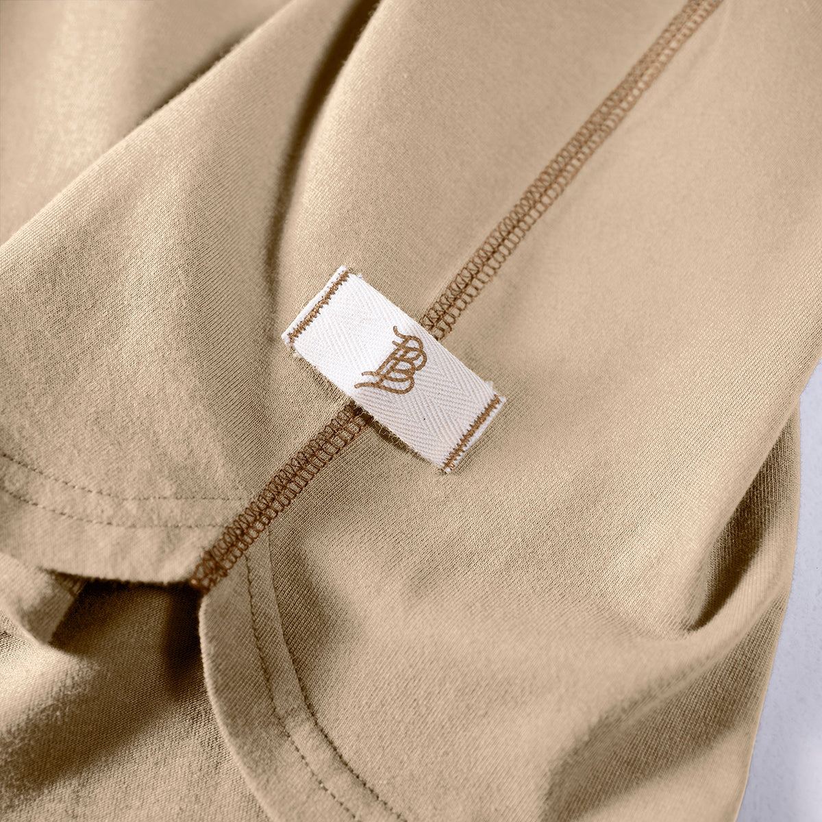 Cortaro™ Hooded Henley Logo Sand