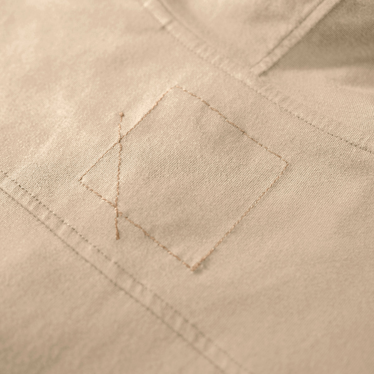 Cortaro™ Hooded Henley Back Sand