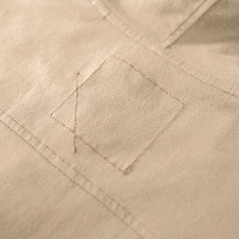 Cortaro™ Hooded Henley Back Sand