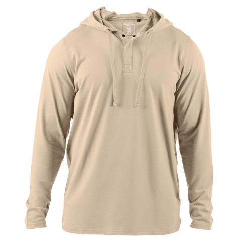 Cortaro™ Hooded Henley Sand