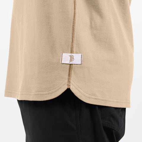 Cortaro™ Hooded Henley Hem Sand