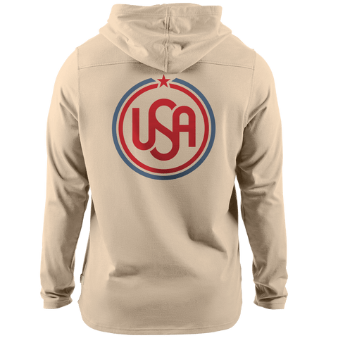 USA Icon Cortaro™ Hooded Henley  Sand