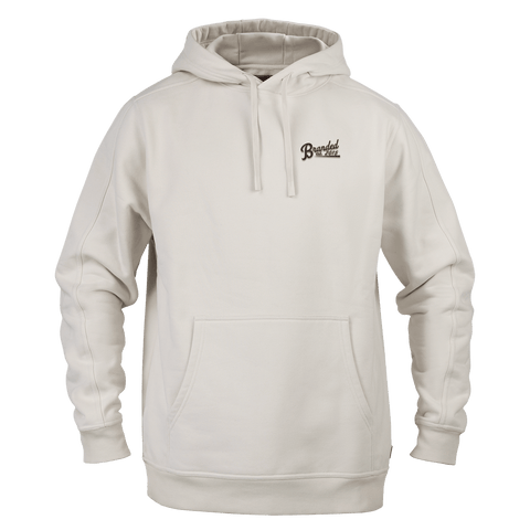 Est. 2015 Stacked Silicone Script Granite Heavyweight™ Hoodie Beige