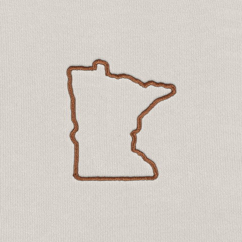 Minnesota State Line Granite Heavyweight™ Hoodie Beige