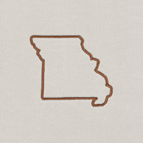 Missouri State Line Granite Heavyweight™ Hoodie Beige
