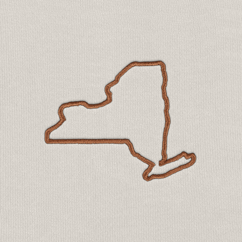 New York State Line Granite Heavyweight™ Hoodie Beige