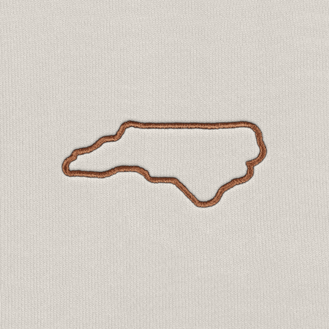 North Carolina State Line Granite Heavyweight™ Hoodie Beige