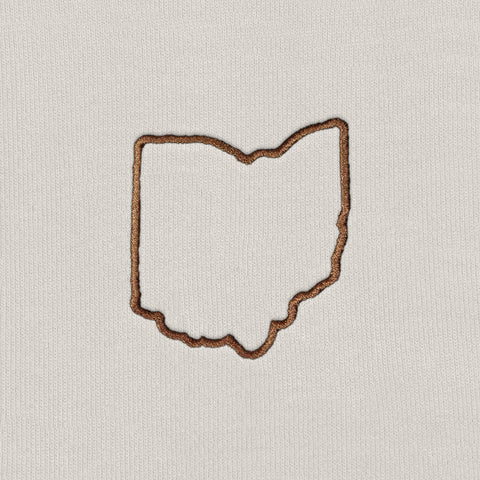 Ohio State Line Granite Heavyweight™ Hoodie Beige