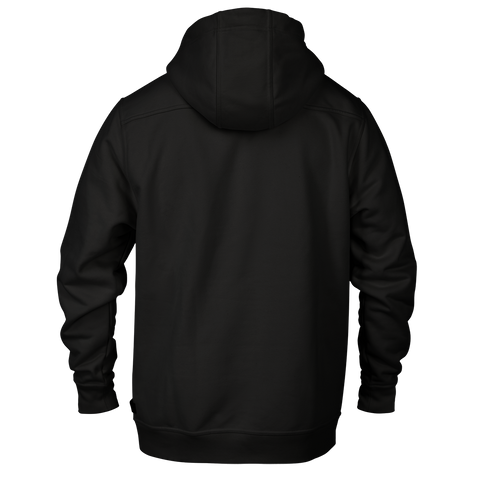 City Block Detroit Granite Heavyweight™ Hoodie Back Black
